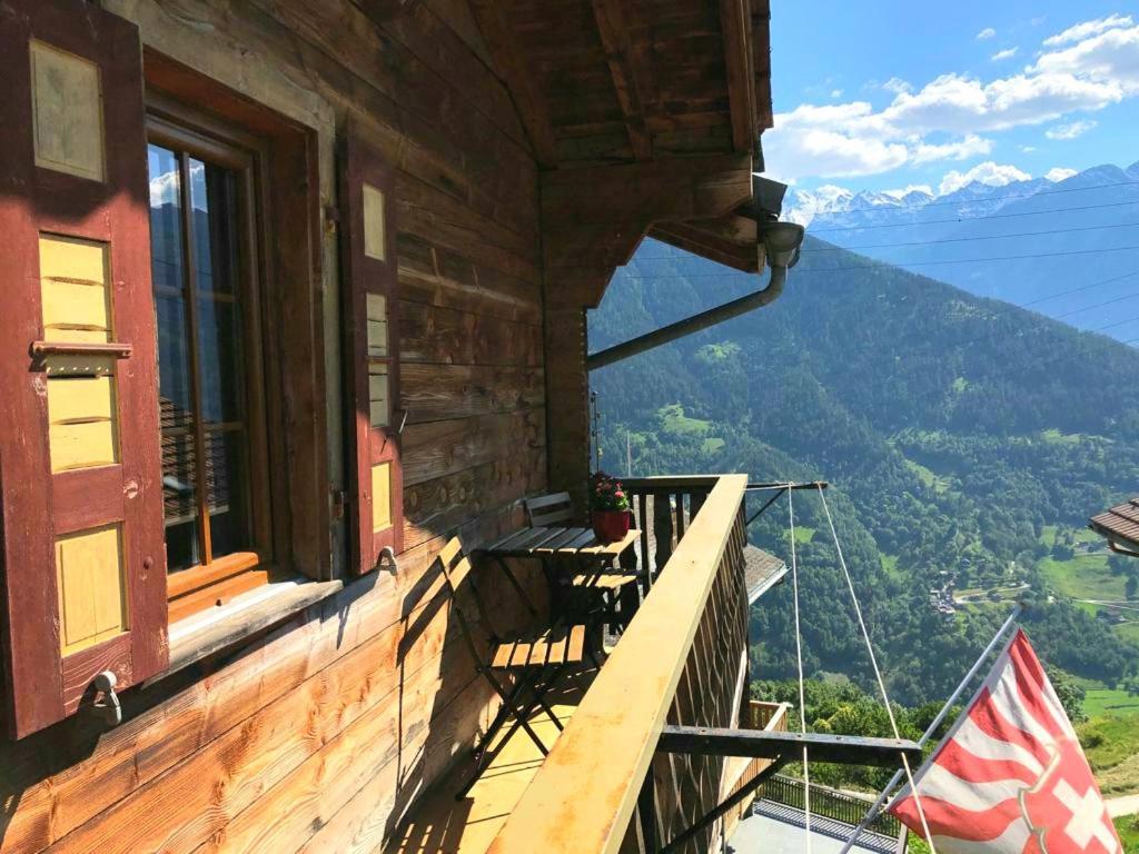 Appartement Le Ver Luisant à Saint-Martin, Val d'Hérens, Valais Exterior foto