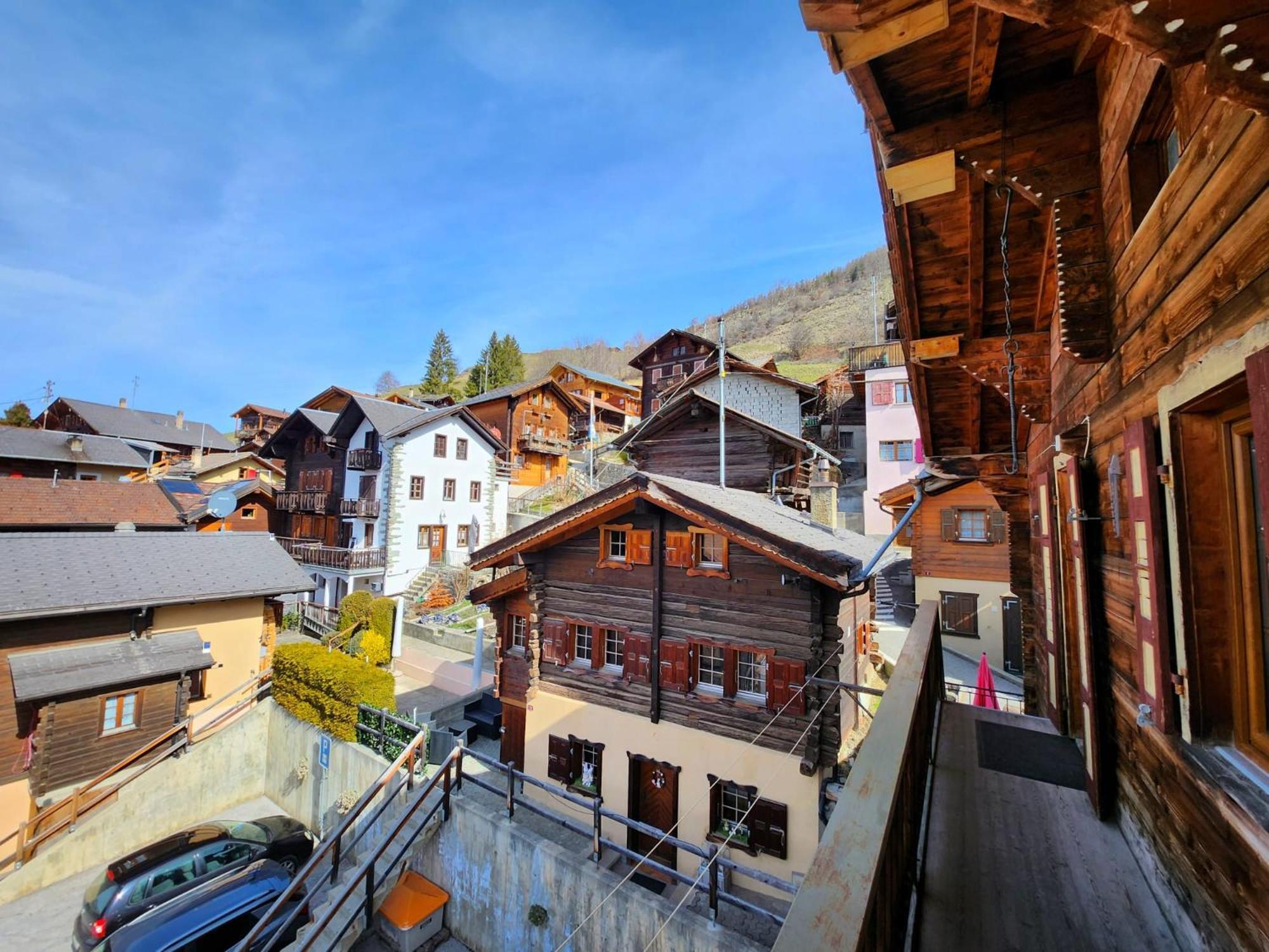 Appartement Le Ver Luisant à Saint-Martin, Val d'Hérens, Valais Exterior foto
